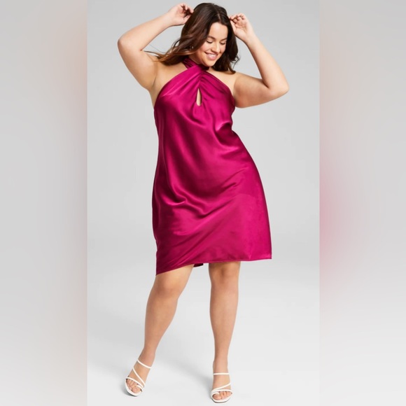 SALE NWT Barbie Pink halter dress - Picture 2 of 3